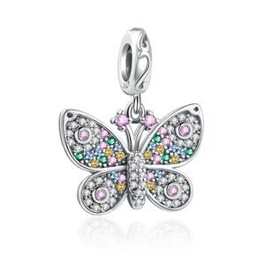 New butterfly pandora style charm